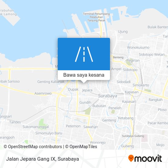 Peta Jalan Jepara Gang IX
