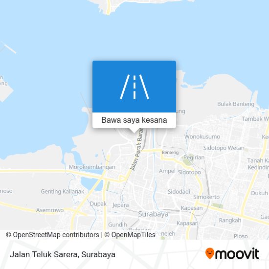 Peta Jalan Teluk Sarera