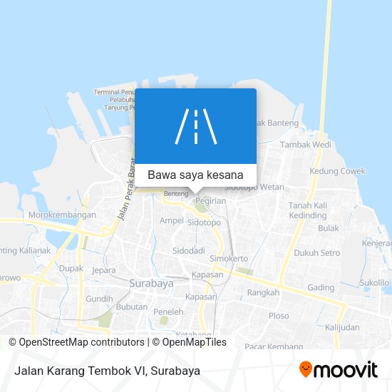 Peta Jalan Karang Tembok VI