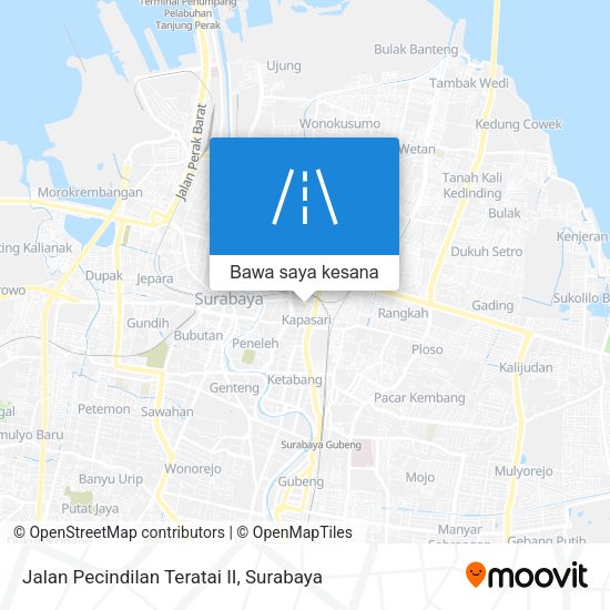 Peta Jalan Pecindilan Teratai II