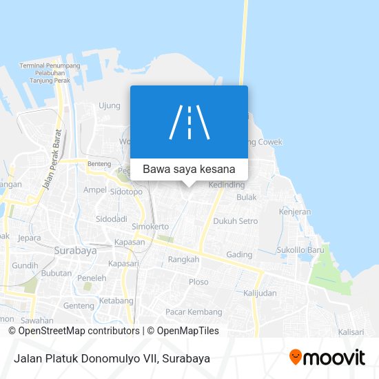 Peta Jalan Platuk Donomulyo VII