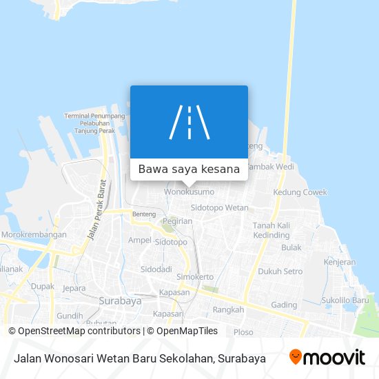 Peta Jalan Wonosari Wetan Baru Sekolahan