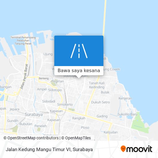 Peta Jalan Kedung Mangu Timur VI