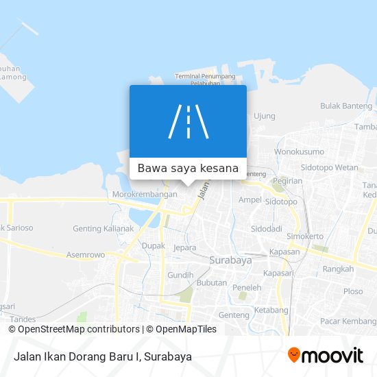 Peta Jalan Ikan Dorang Baru I