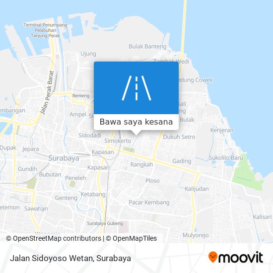 Peta Jalan Sidoyoso Wetan