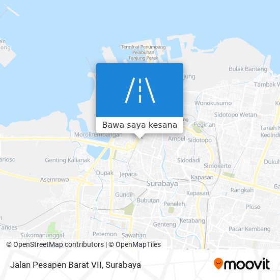 Peta Jalan Pesapen Barat VII