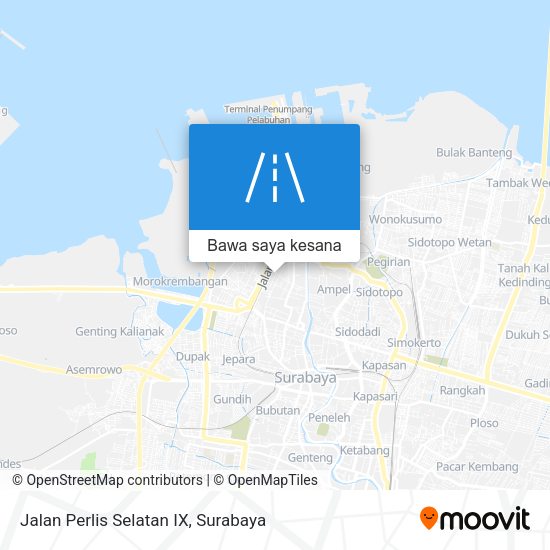 Peta Jalan Perlis Selatan IX