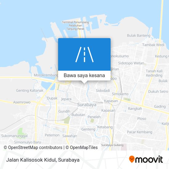 Peta Jalan Kalisosok Kidul