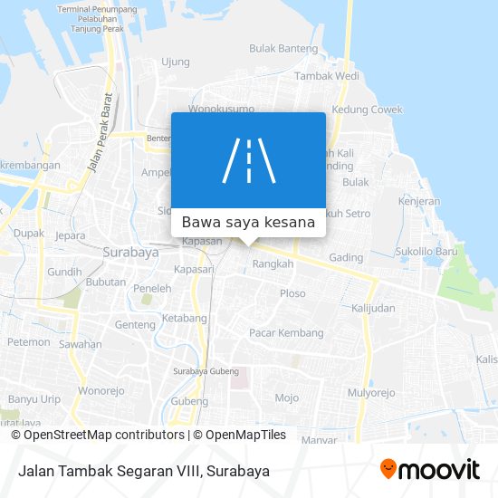 Peta Jalan Tambak Segaran VIII