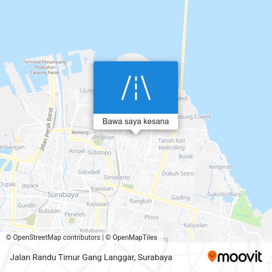 Peta Jalan Randu Timur Gang Langgar