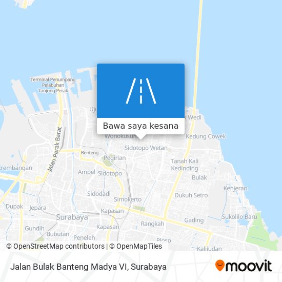 Peta Jalan Bulak Banteng Madya VI