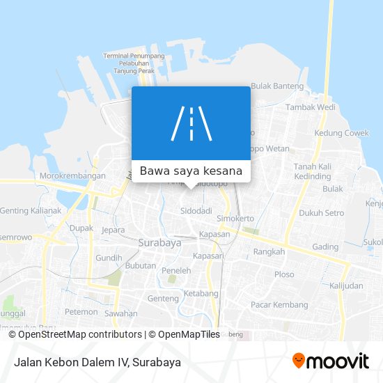 Peta Jalan Kebon Dalem IV