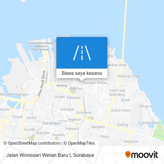 Peta Jalan Wonosari Wetan Baru I