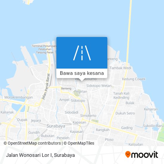 Peta Jalan Wonosari Lor I