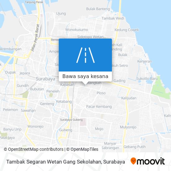 Peta Tambak Segaran Wetan Gang Sekolahan