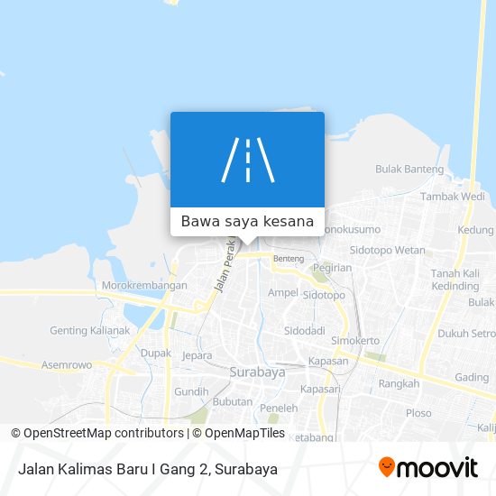 Peta Jalan Kalimas Baru I Gang 2