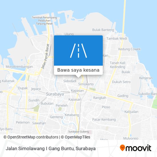 Peta Jalan Simolawang I Gang Buntu
