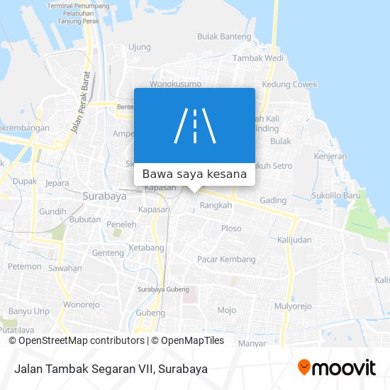 Peta Jalan Tambak Segaran VII