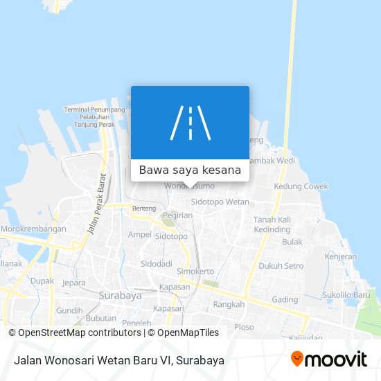 Peta Jalan Wonosari Wetan Baru VI