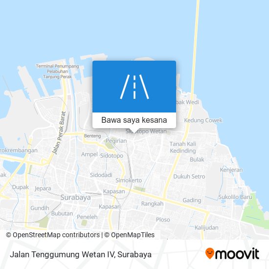 Peta Jalan Tenggumung Wetan IV