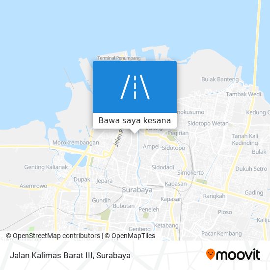 Peta Jalan Kalimas Barat III