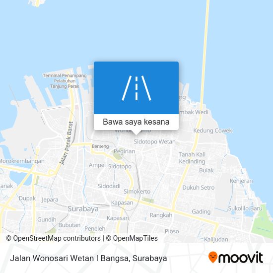 Peta Jalan Wonosari Wetan I Bangsa