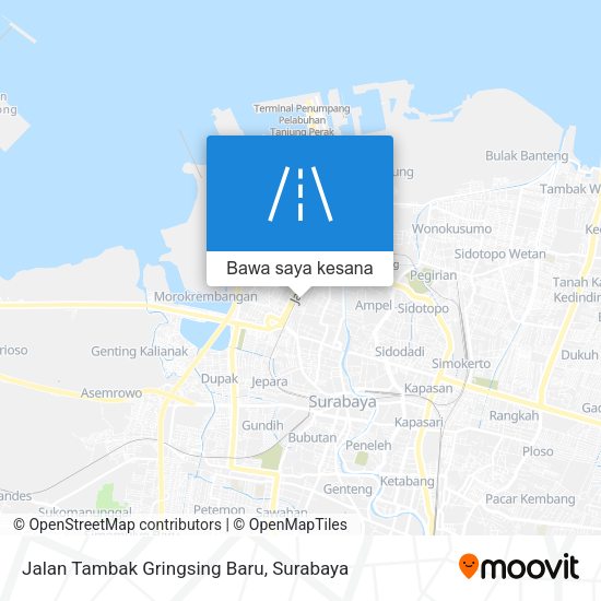 Peta Jalan Tambak Gringsing Baru