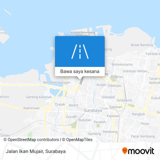 Peta Jalan Ikan Mujair