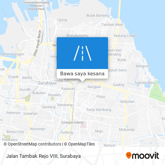 Peta Jalan Tambak Rejo VIII