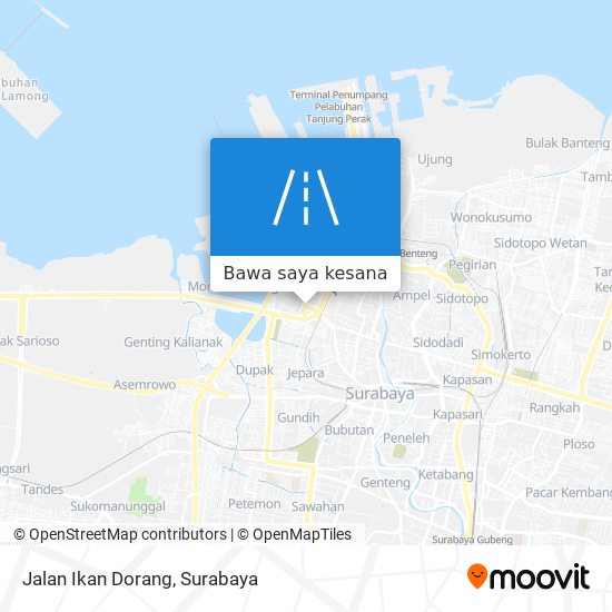 Peta Jalan Ikan Dorang