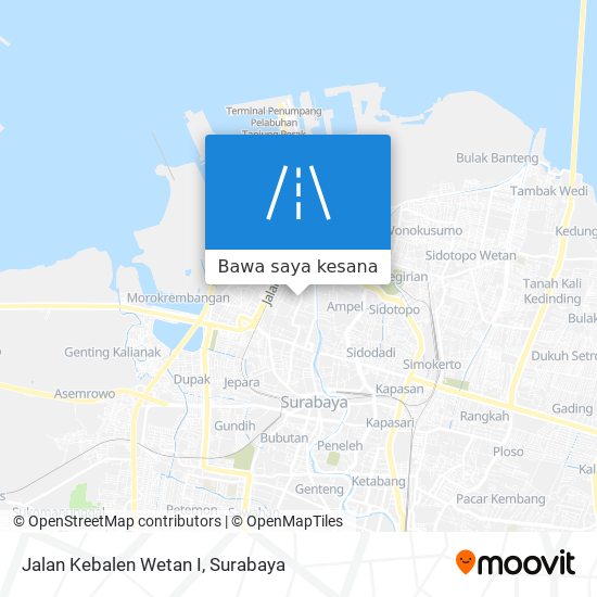 Peta Jalan Kebalen Wetan I