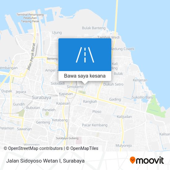 Peta Jalan Sidoyoso Wetan I