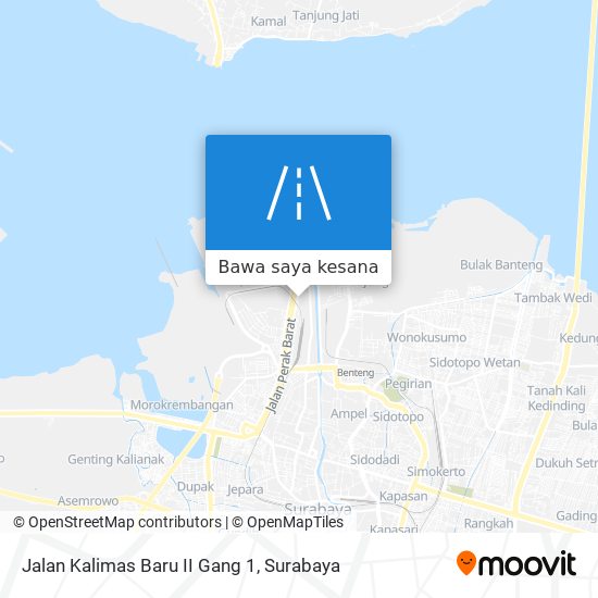 Peta Jalan Kalimas Baru II Gang 1