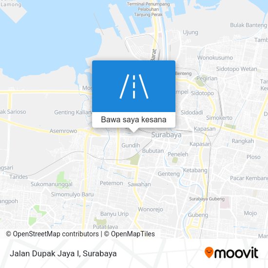 Peta Jalan Dupak Jaya I