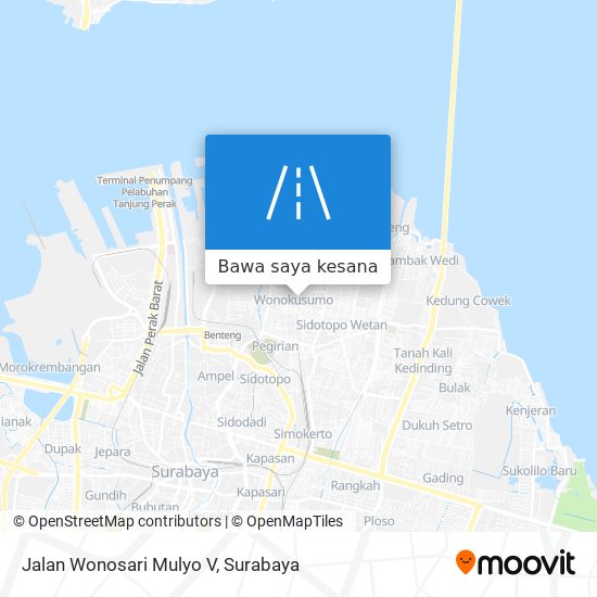 Peta Jalan Wonosari Mulyo V