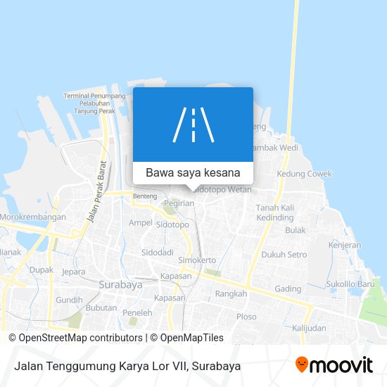 Peta Jalan Tenggumung Karya Lor VII