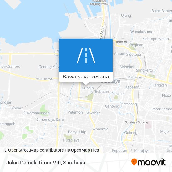 Peta Jalan Demak Timur VIII