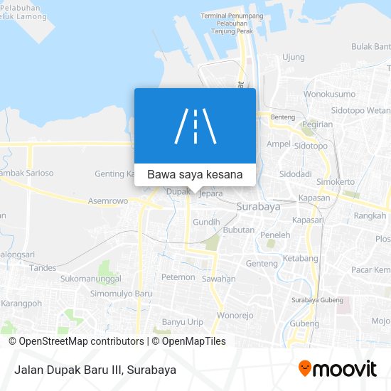 Peta Jalan Dupak Baru III