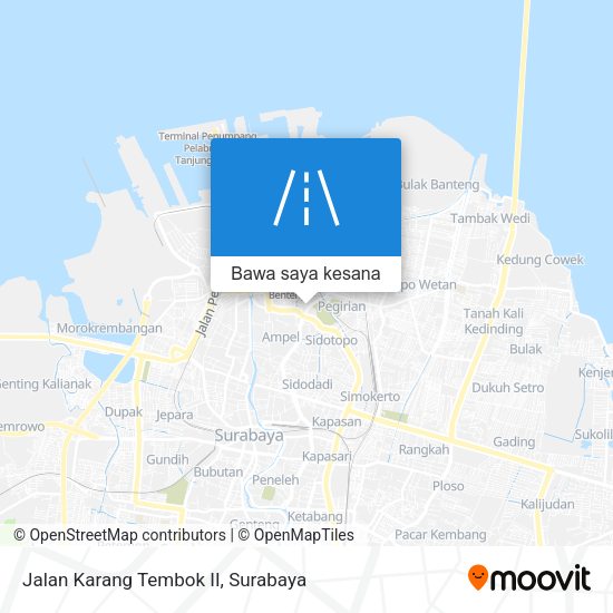 Peta Jalan Karang Tembok II