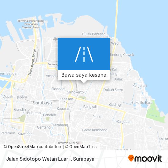 Peta Jalan Sidotopo Wetan Luar I