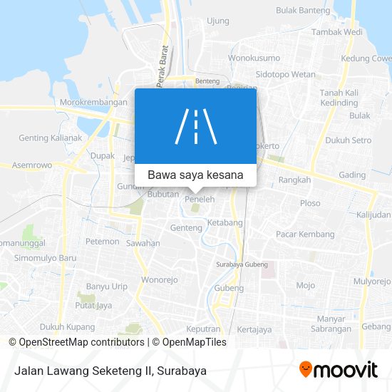 Peta Jalan Lawang Seketeng II