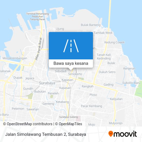 Peta Jalan Simolawang Tembusan 2