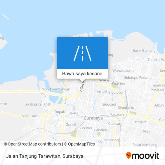 Peta Jalan Tanjung Tarawitan