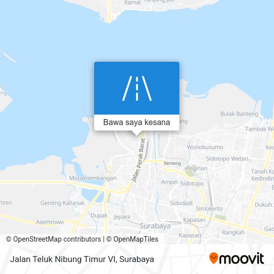 Peta Jalan Teluk Nibung Timur VI