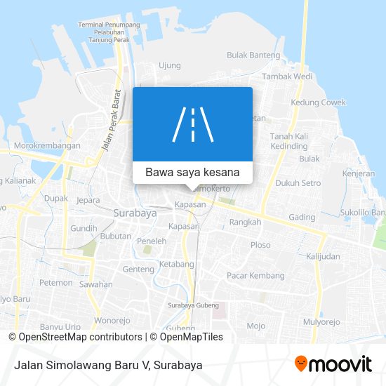 Peta Jalan Simolawang Baru V