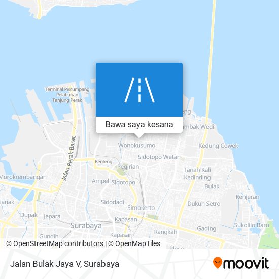 Peta Jalan Bulak Jaya V