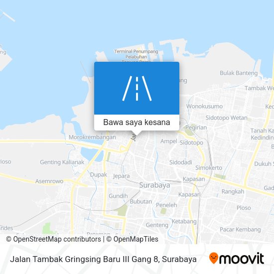 Peta Jalan Tambak Gringsing Baru III Gang 8