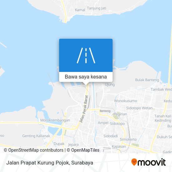 Peta Jalan Prapat Kurung Pojok