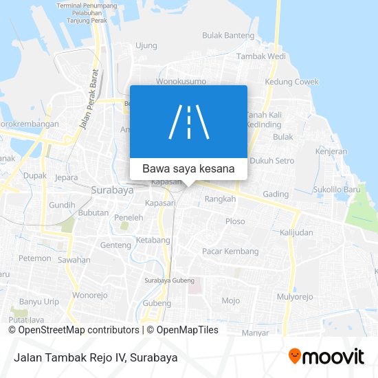 Peta Jalan Tambak Rejo IV