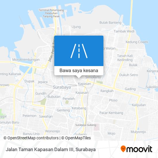 Peta Jalan Taman Kapasan Dalam III